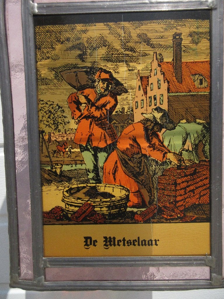 Glas in lood de metselaar, Ophalen of Verzenden