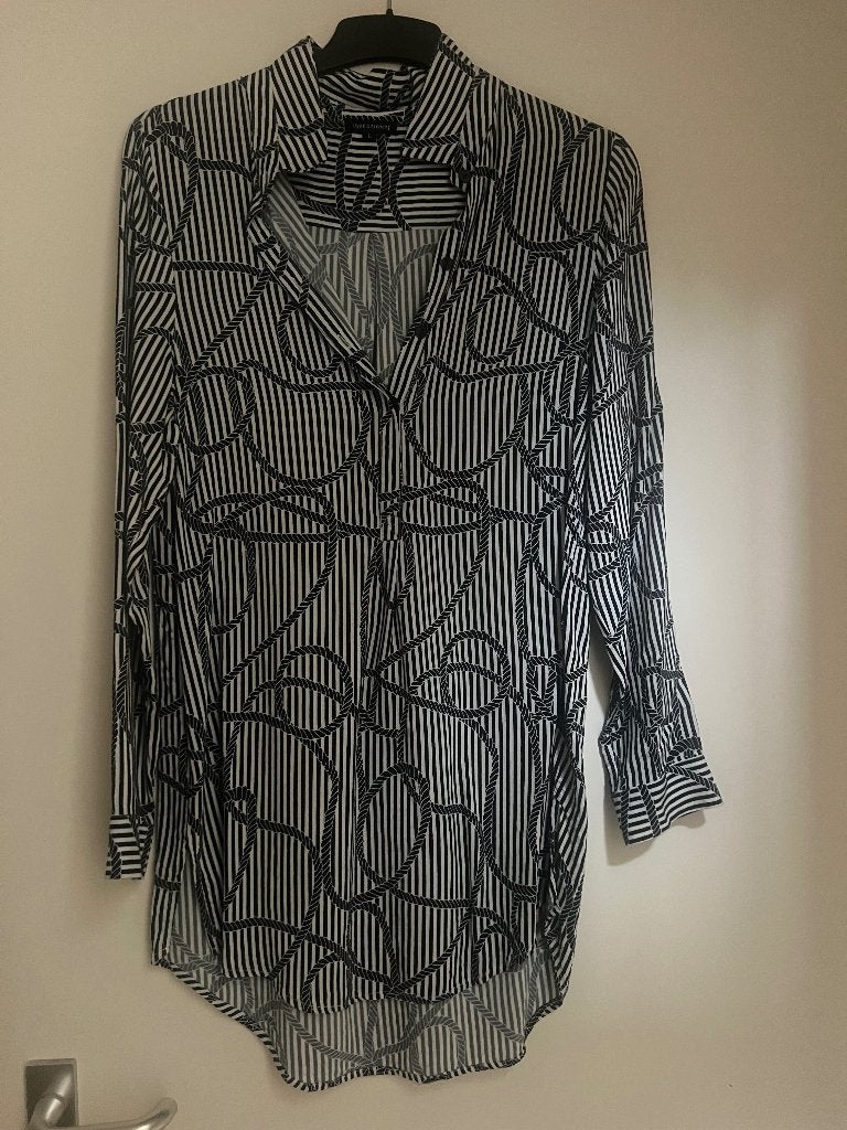 Nieuwe lange bloes Question maat l, Kleding | Dames, Blauw, Maat 42/44 (L), Nieuw, Ophalen of Verzenden