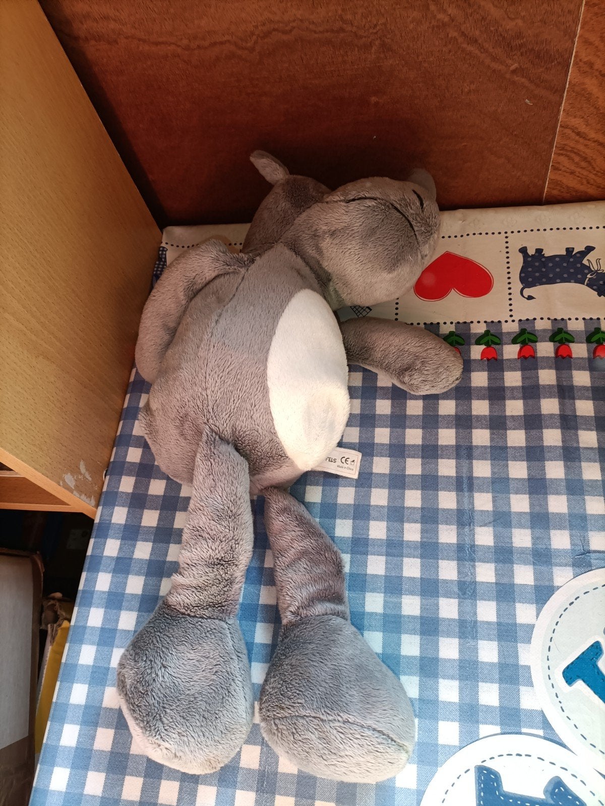 Safari neushoorn knuffel 39 cm groot, Ophalen of Verzenden, Zo goed als nieuw, Overige typen