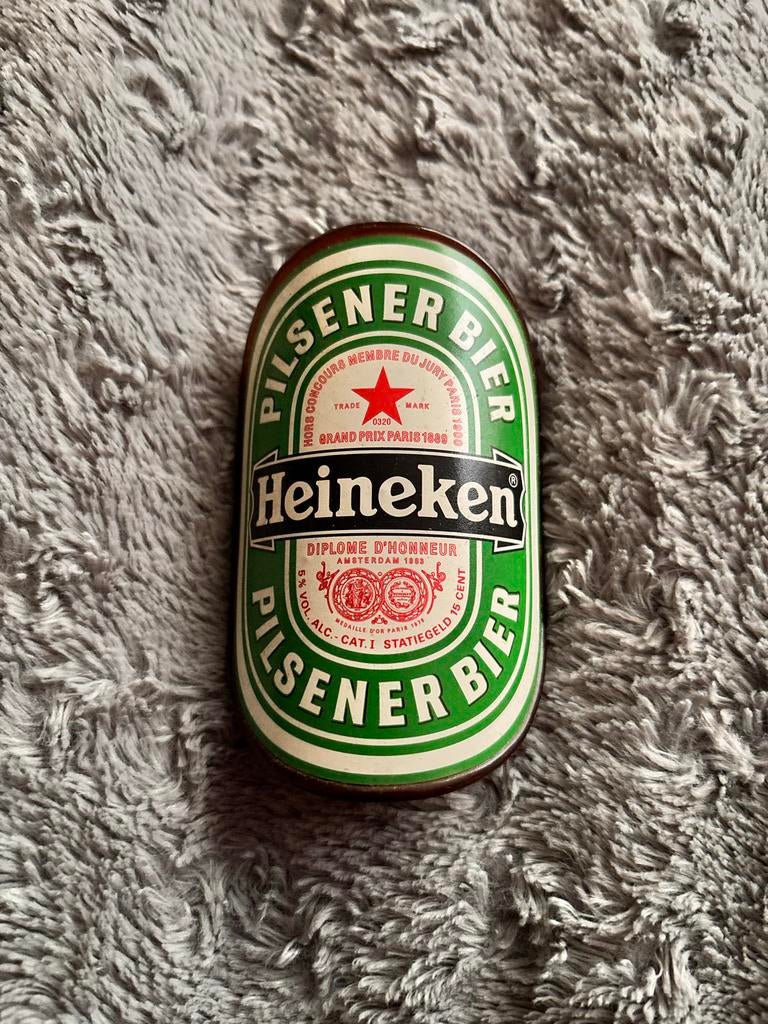 Heineken Flesopener - Pilsener Bier Design, Verzamelen, Ophalen of Verzenden, Zo goed als nieuw, Flesopener, Heineken