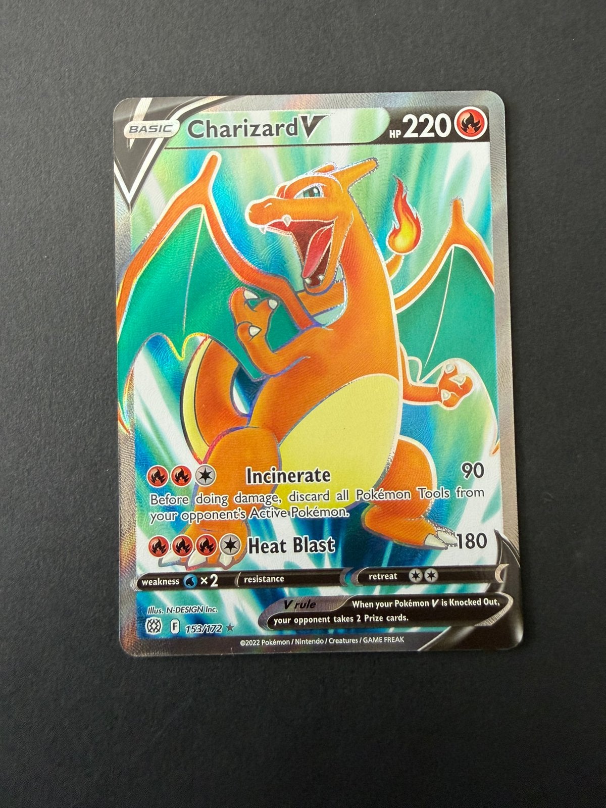 Brilliant Stars 153/172 Charizard V, Ophalen of Verzenden, Nieuw, Losse kaart