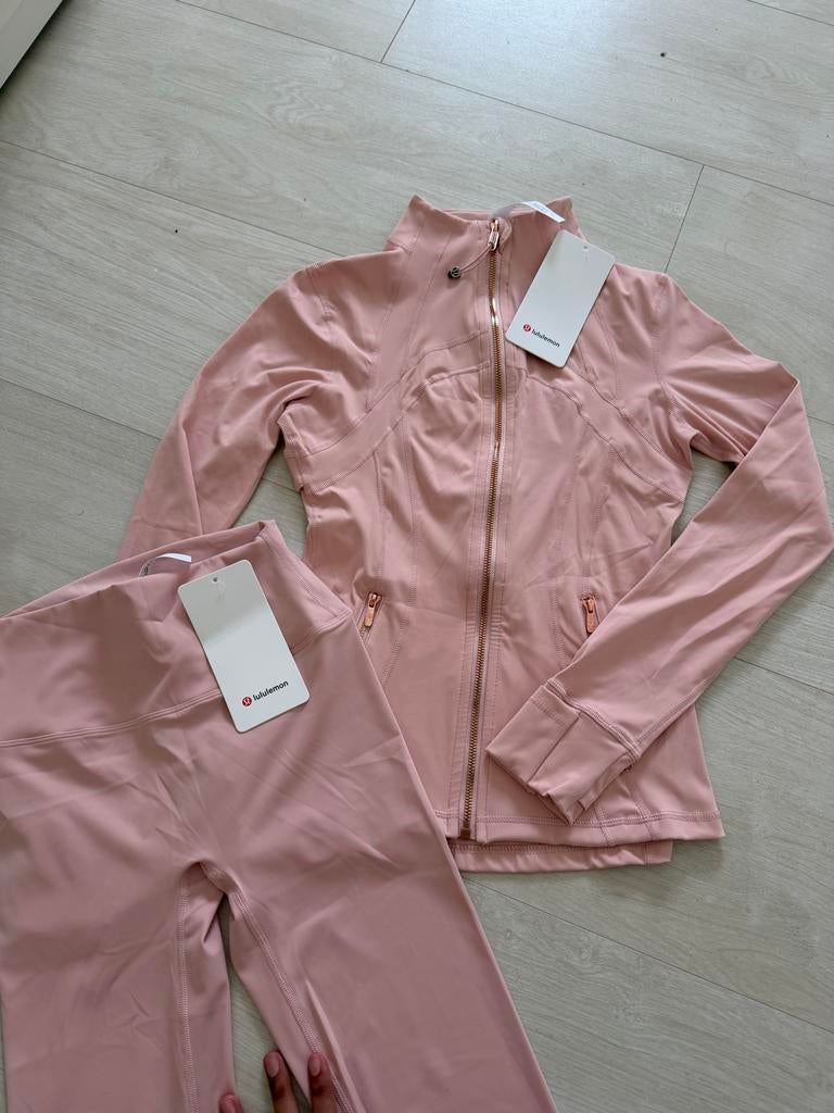 Lululemon sportset roze - Jack & Legging - Nieuw, Ophalen of Verzenden, Zo goed als nieuw