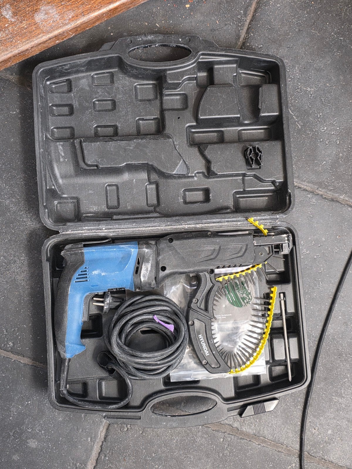 Hyundai gipsplaat schroefmachine drywall tool, Ophalen, Gebruikt, Boormachine
