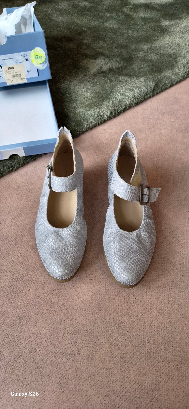 Durea schoenen maat 40, H breedte, zilvergrijs, Kleding | Dames, Schoenen, Durea, Schoenen met lage hakken, Ophalen of Verzenden