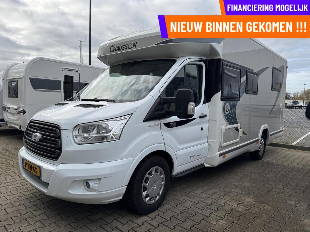 Chausson 758 TITANIUM AUTOMAAT, QUEENSBED, HEFBED, 20396 KM, Automaat, Diesel, Elektrische ramen, Airbags