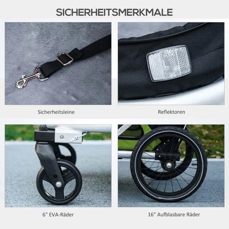 hondenbuggy hondenkar fietskar nieuw, Ophalen of Verzenden, Nieuw
