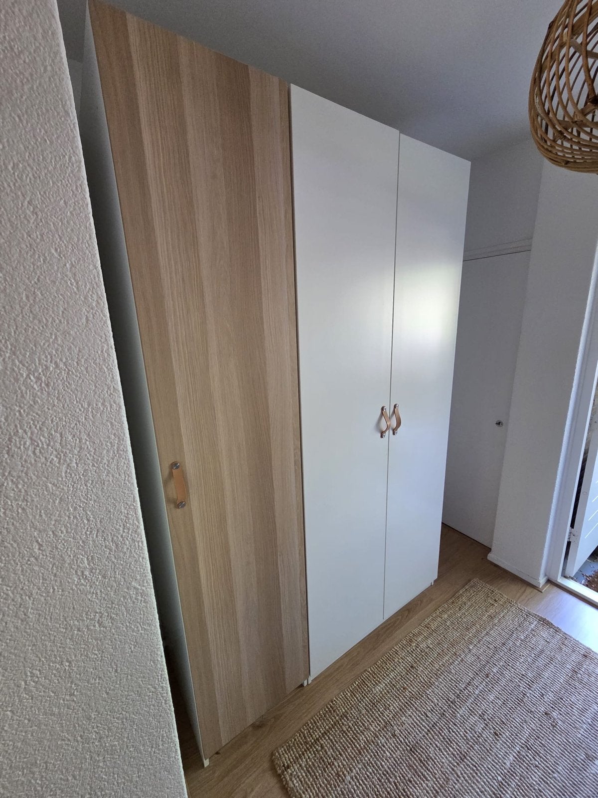 IKEA Pax kast met Forsand deuren en Komplement interieur, Ophalen, Kunststof, Gebruikt, 100 tot 150 cm