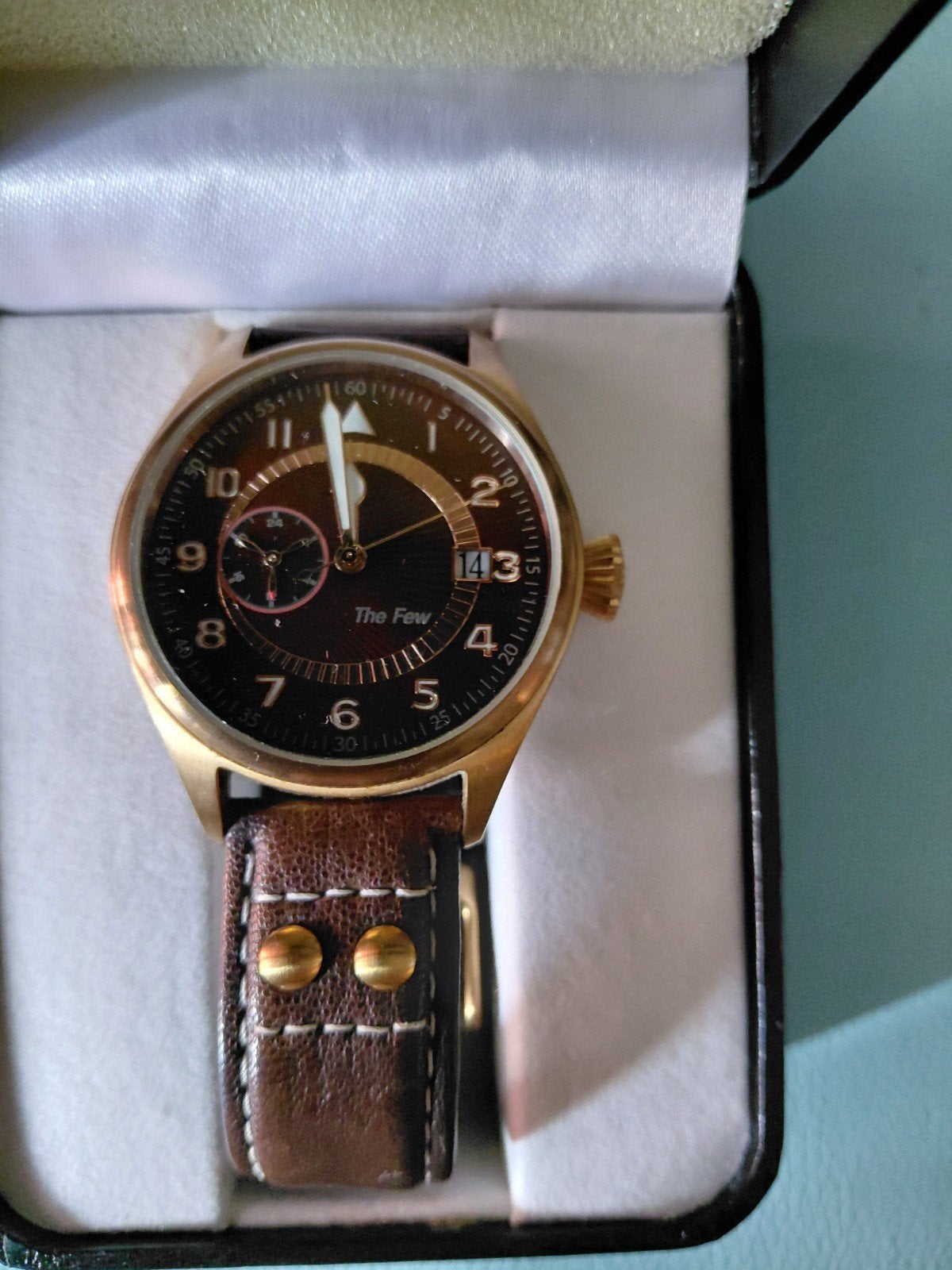 Horloge Battle of Britain 70th anniversary, Overige merken, Leer, Polshorloge, Ophalen of Verzenden