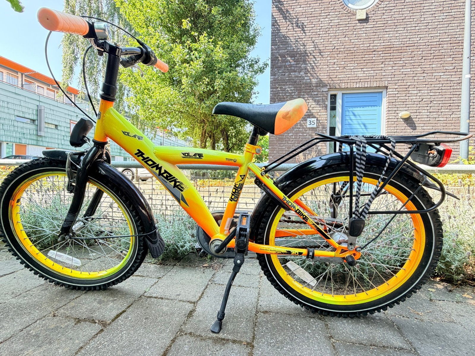 Stoere ThomBike kinderfiets 6-9j, Ophalen, Gebruikt, Velgrem, 16 tot 20 inch