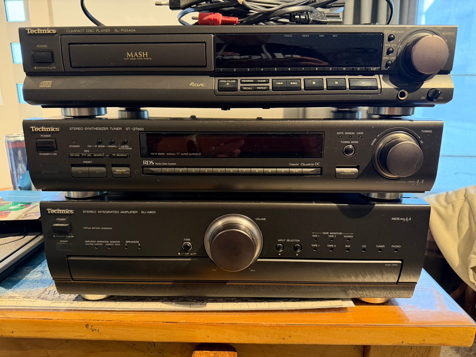 Technics made in Japan aa TUNER IS REEDS VERKOCHT, Ophalen of Verzenden, Zo goed als nieuw, Cd-speler, Overige merken