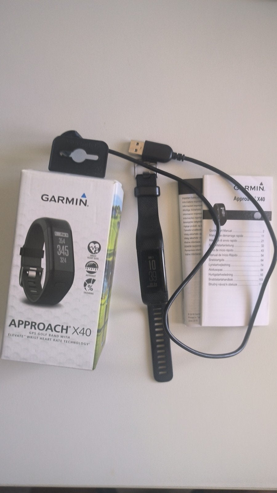 Garmin Approach X40 GPS Golf Horloge - Zo goed als nieuw, Ophalen of Verzenden, Zo goed als nieuw, Overige typen, Overige merken