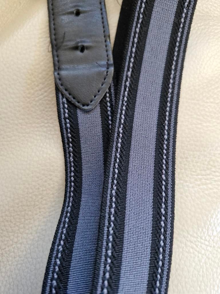 Elastische riem blauw/grijs - Comfort en stijl, Kleding | Heren, Riemen en Ceinturen, 95 tot 105 cm, Overige kleuren, Ophalen of Verzenden