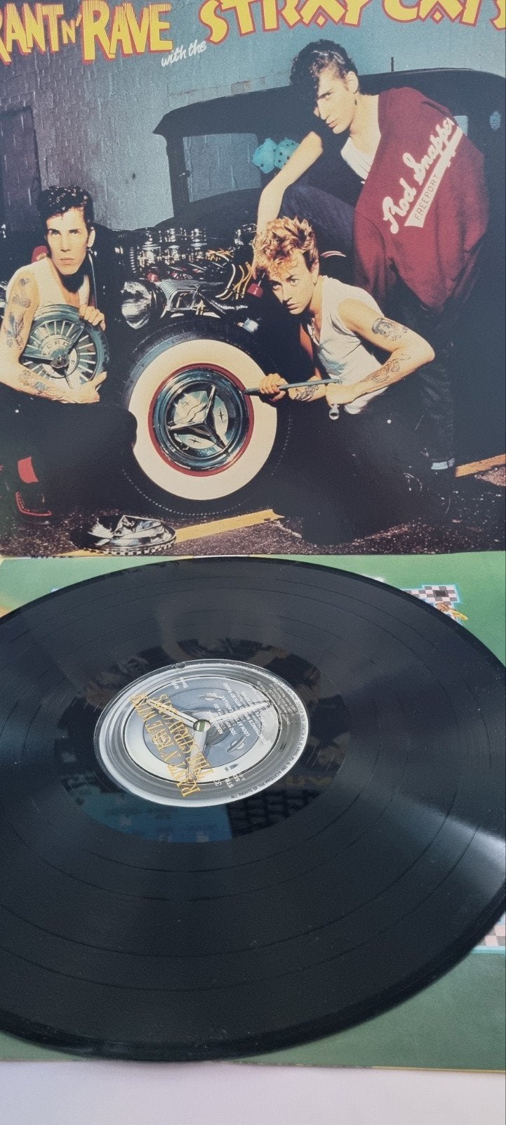 Stray Cats - Rant N' Rave With The Stray Cats LP, Cd's en Dvd's, Beschermende buitenhoes, Ophalen of Verzenden, Gebruikt, 12 inch