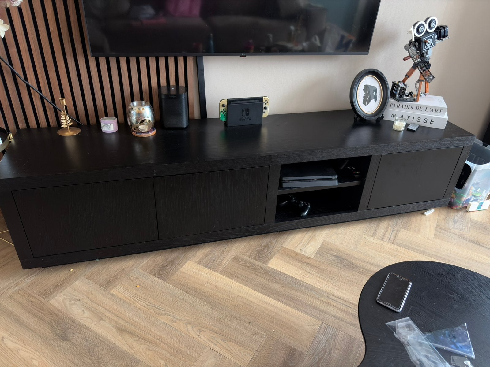 Eleonora helsinki tv meubel 200cm, 150 tot 200 cm, Ophalen of Verzenden, Zo goed als nieuw, Minder dan 100 cm