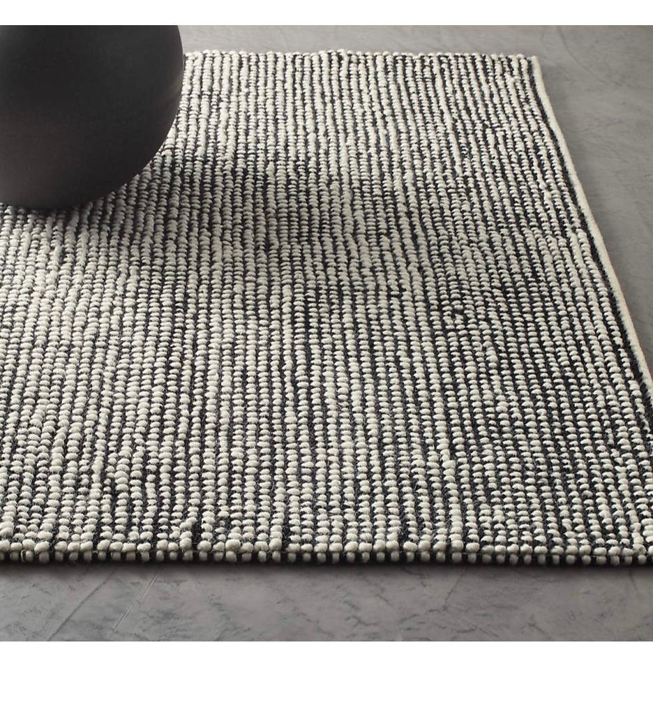 IKEA TIPHEDE Tappeto 155x220cm Nero/Bianco⁠, Huis en Inrichting, Ophalen, Zwart, 150 tot 200 cm, 200 cm of meer