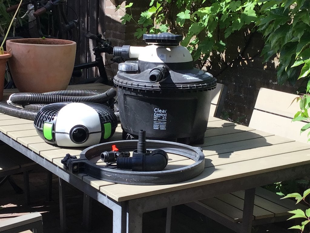 Velda clear control 25 met pomp, Ophalen, Gebruikt, Vijverfilter