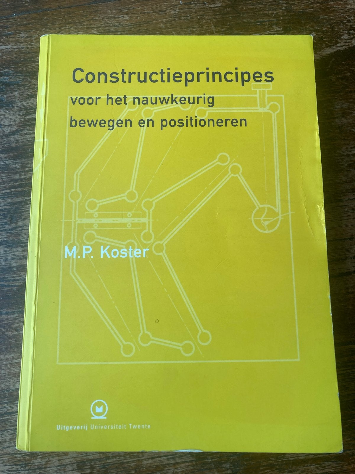 Constructieprincipes - M. P. Koster 3e, Boeken, Ophalen of Verzenden, Gelezen, Werktuigbouwkunde