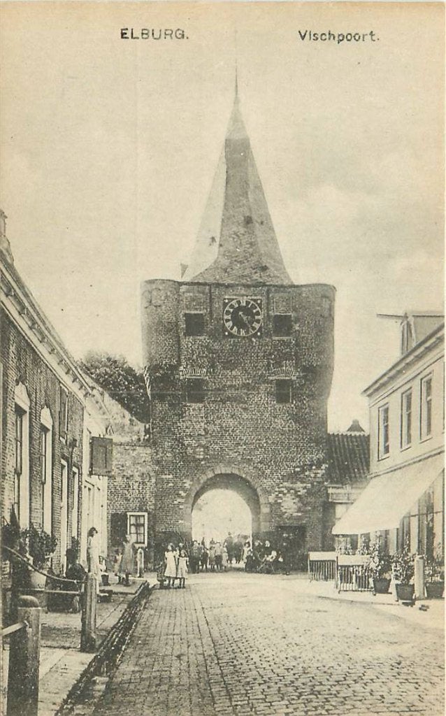 388-283-025 Elburg Vischpoort, Verzenden, Voor 1920, Gelderland