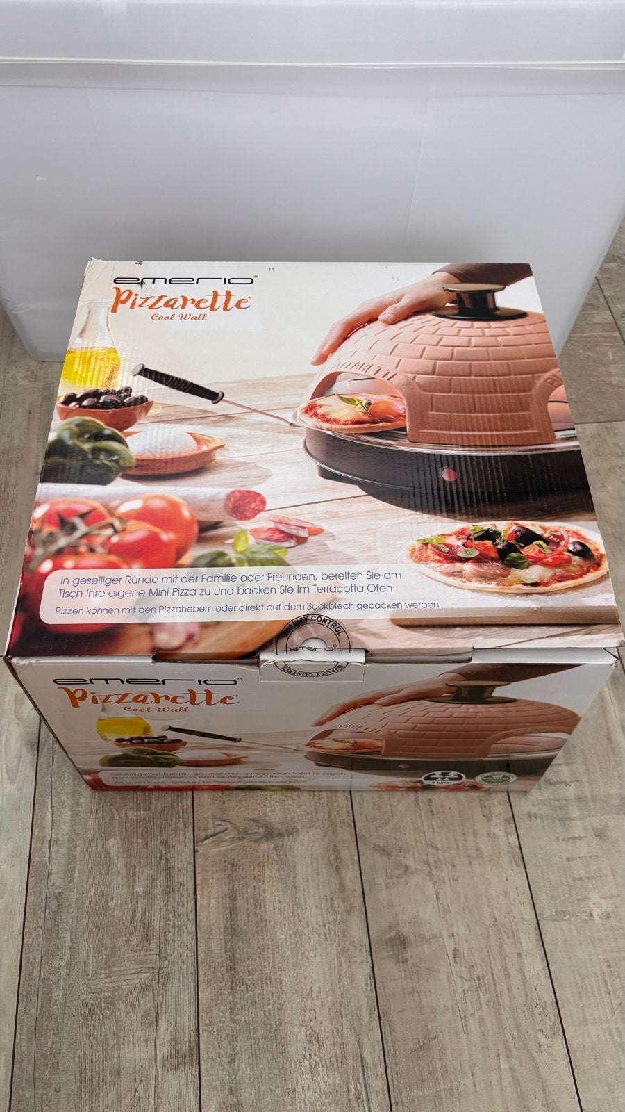 Emerio Pizzarette Cool wall - Zo goed als nieuw, 2x gebruikt, Ophalen of Verzenden, Zo goed als nieuw, Overige merken, Pizzaoven