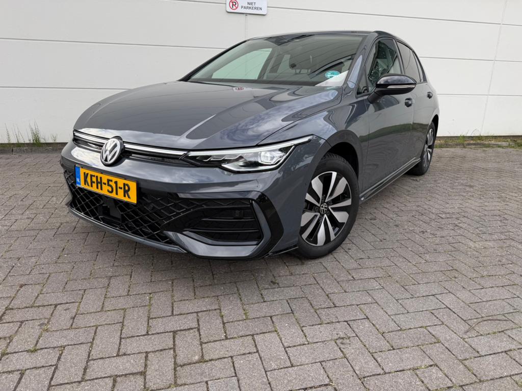 Volkswagen Golf 1.5 Etsi 150pk Dsg-7 2025 Grijs, Auto's, 1498 cc, 4 cilinders, Leder en Stof, Bedrijf