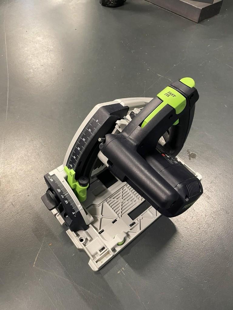 Festool TS 55 REBQ-Plus invalzaag, Invalzaag, Ophalen of Verzenden, Zo goed als nieuw, 30 tot 70 mm