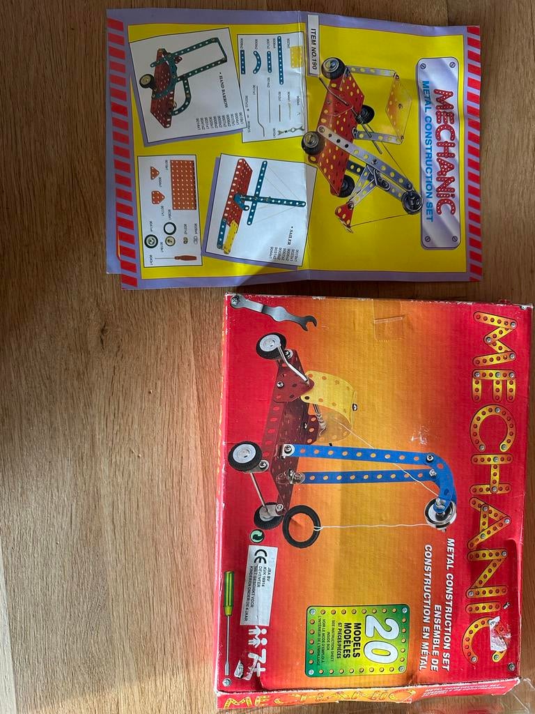 Mechanic Metal Bouwset - Constructie Speelgoed, Ophalen of Verzenden, Gebruikt, Bouwen