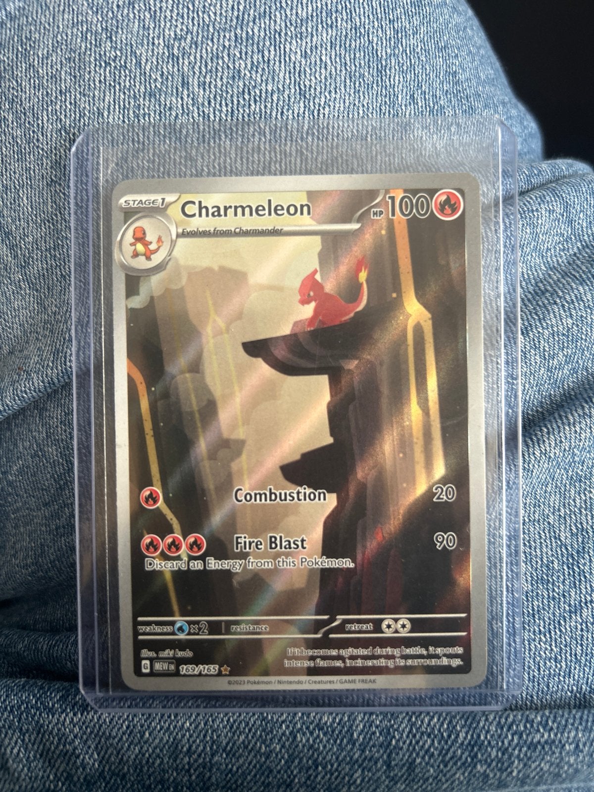 Charmeleon 169/165 Pokémon kaart (Obsidian Flames), Ophalen, Zo goed als nieuw, Losse kaart