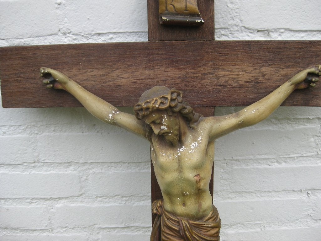 kruisbeeld, Antiek en Kunst, Ophalen of Verzenden
