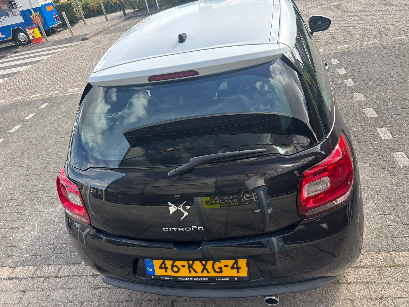 Citroën DS3 1.4 VTI 2010 Zwart, Auto's, Voorwielaandrijving, 40 €/maand, 4 cilinders, Zwart