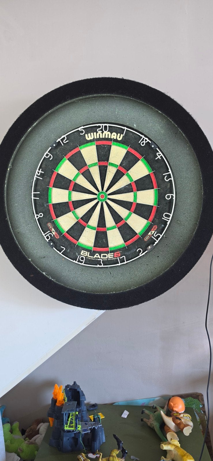 Winmau Blade 6 Dartbord met LED Verlichting Surround, Ophalen of Verzenden