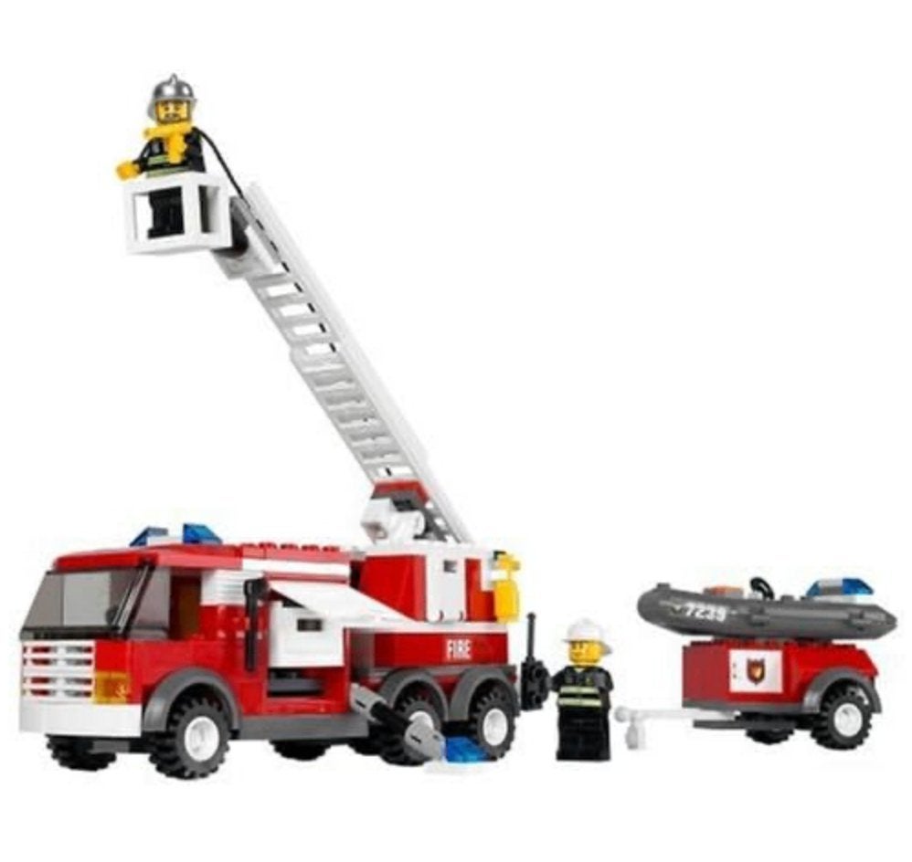 Lego City Brandweerwagen (7239), City, Lego, Ophalen of Verzenden, Zo goed als nieuw