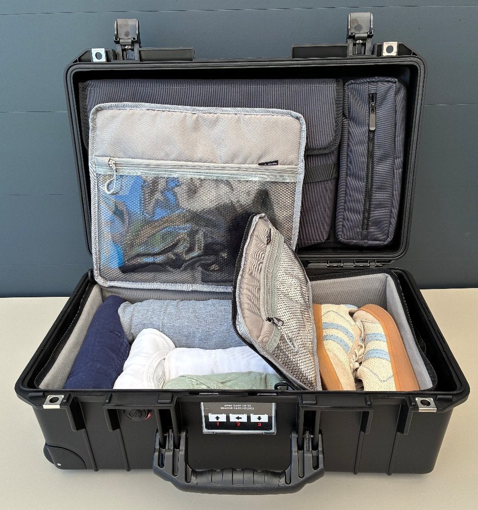 SUMMER SALE PELI AIR CASE 1535TRVL Travelcase met Laptop lid, Opbergvakken, Nieuw, Ophalen of Verzenden, Rolkoffer