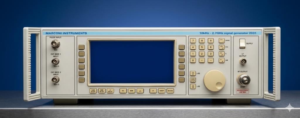 Marconi 2031 Signal Generator (10 kHz - 2.7 GHz), Doe-het-zelf en Verbouw, Meetapparatuur, Ophalen of Verzenden, Gebruikt, Overige meters
