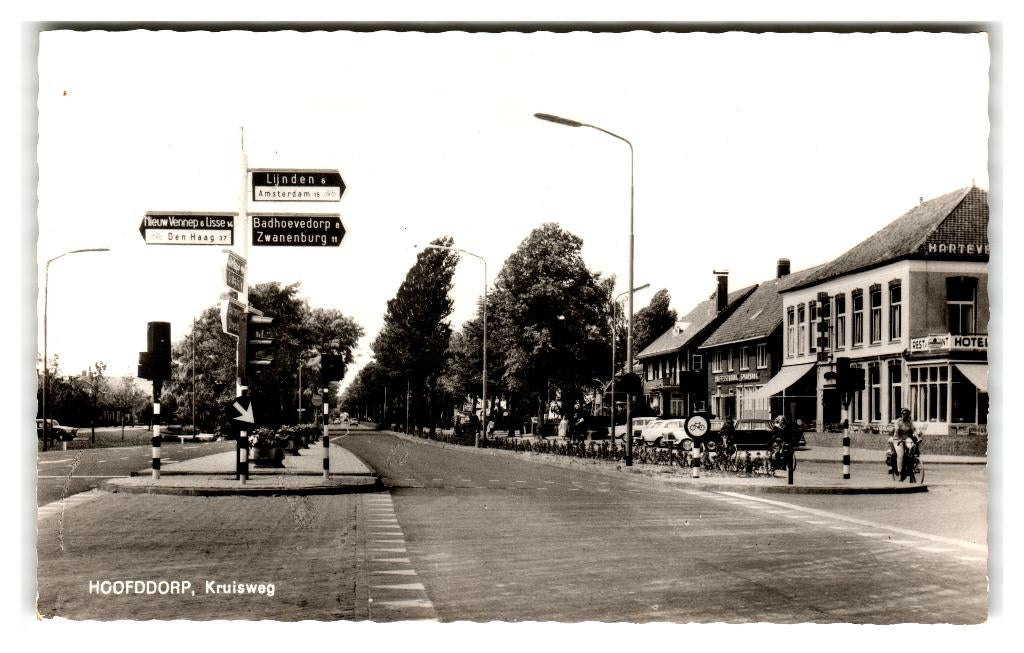 Hoofddorp, Kruisweg, Verzenden, 1960 tot 1980, Ongelopen, Noord-Holland