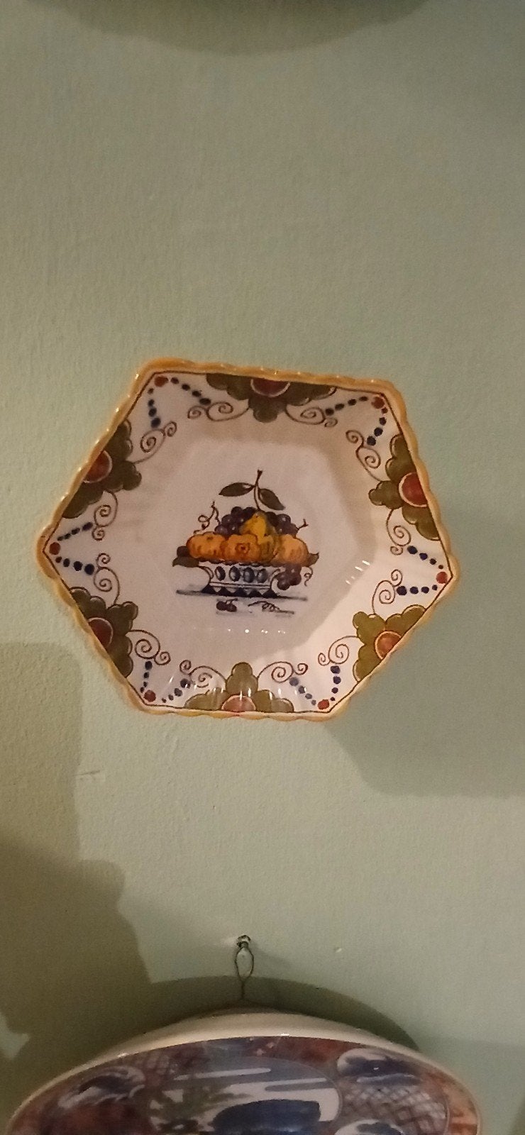 Uniek Makkum Bord met Fruitschaal Decoratie, Ophalen