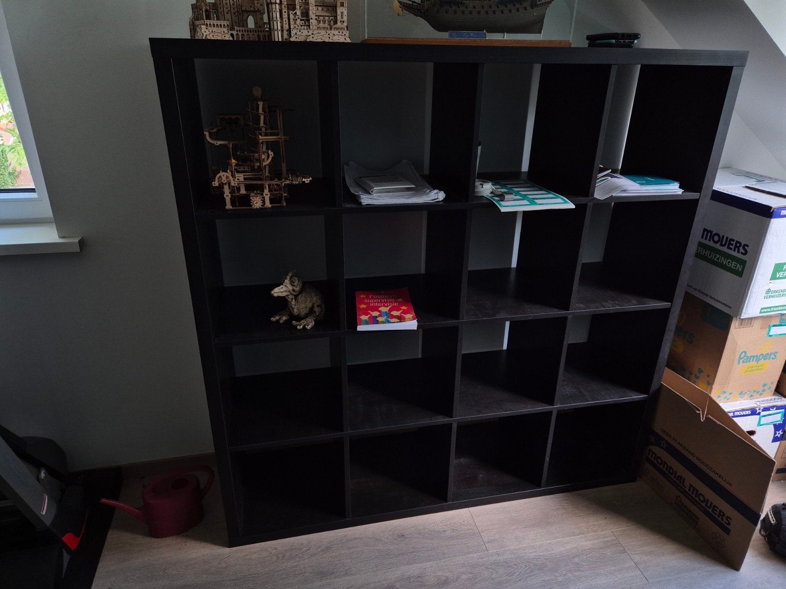 IKEA Kallax kast 4x4, 147x147cm - Gebruikt, goede conditie, Ophalen, Gebruikt