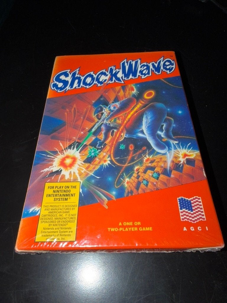 ShockWave Nintendo NES - factory sealed (AGCI, USA), Spelcomputers en Games, Games | Nintendo NES, Shooter, Verzenden, Eén computer