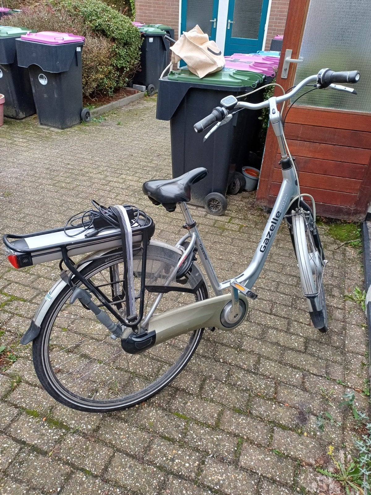 gazelle Orange e-bike damesfiets €300, 51 tot 55 cm, Ophalen, Gebruikt, Gazelle
