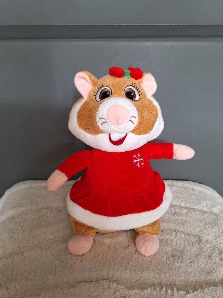 AH hamster kerst meisje met rood jurkje, Albert Heijn, Overige typen, Ophalen of Verzenden, Zo goed als nieuw