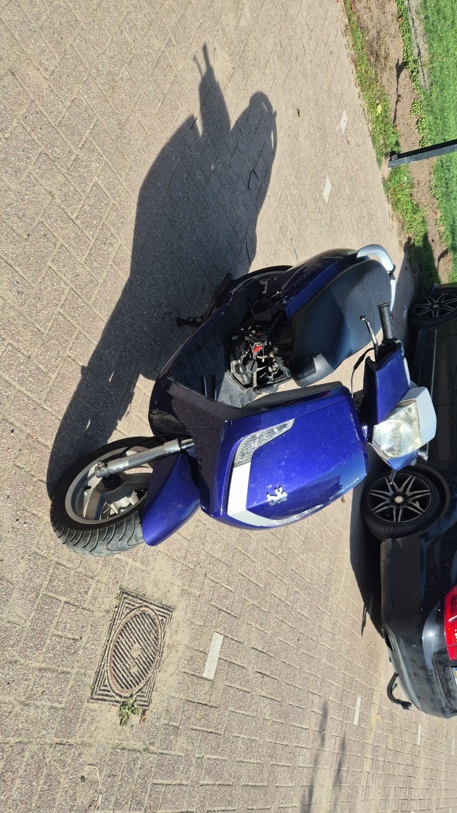 Peugeot Vivacity 2Takt met Sito Plus uitlaat en blauwe plaat, Fietsen en Brommers, Ophalen