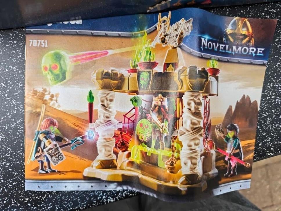 Playmobil Novelmore Sal'ahari Sands Tempel skelettenleger, Ophalen of Verzenden, Zo goed als nieuw