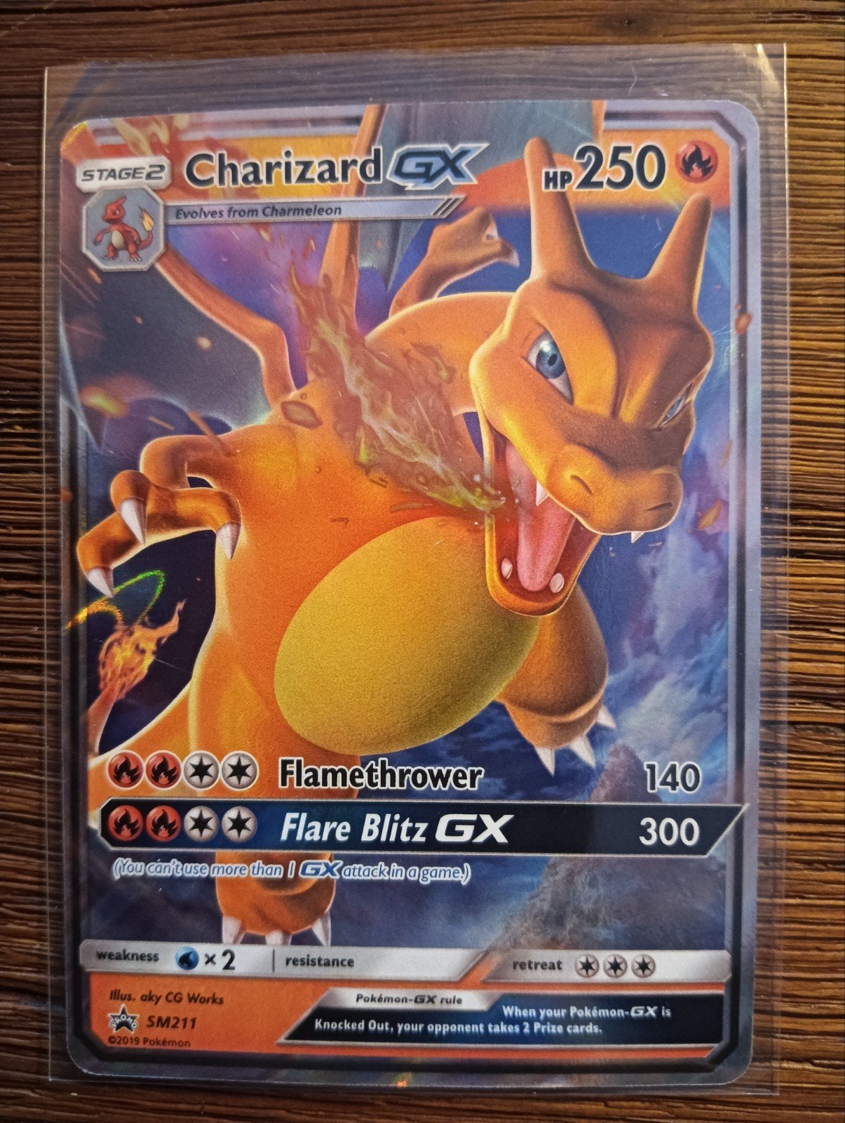 Charizard GX SM211 Near Mint, Ophalen of Verzenden