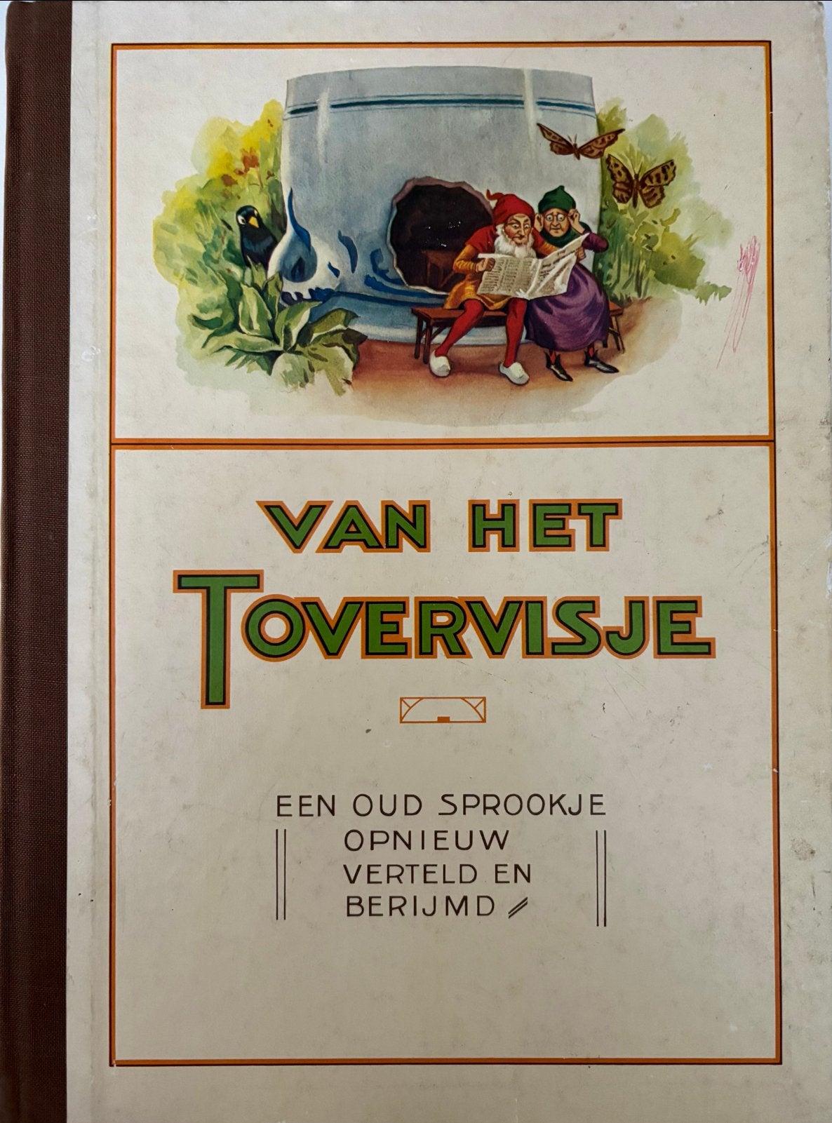 Van het Tovervisje - Van Nelle - Heruitgave 1972, Boeken, Ophalen of Verzenden, Gelezen