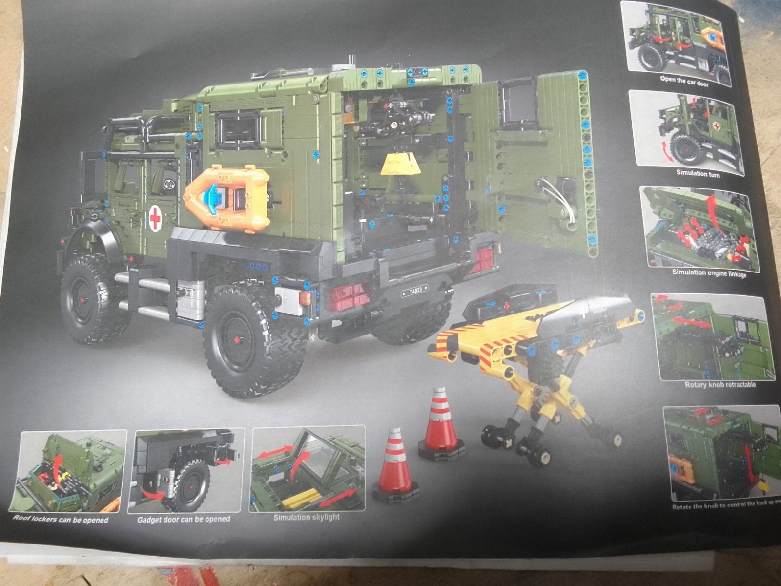 MERCEDES RESCEU TRUCK, Ophalen, Nieuw, Groter dan 1:32, Truck