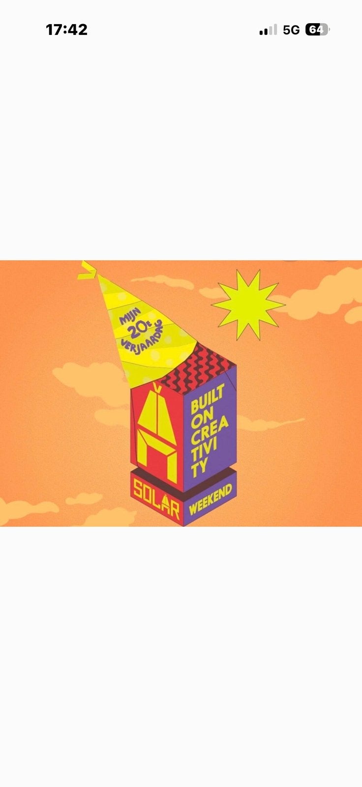 Solar festival 2 augustus, Tickets en Kaartjes, Twee personen