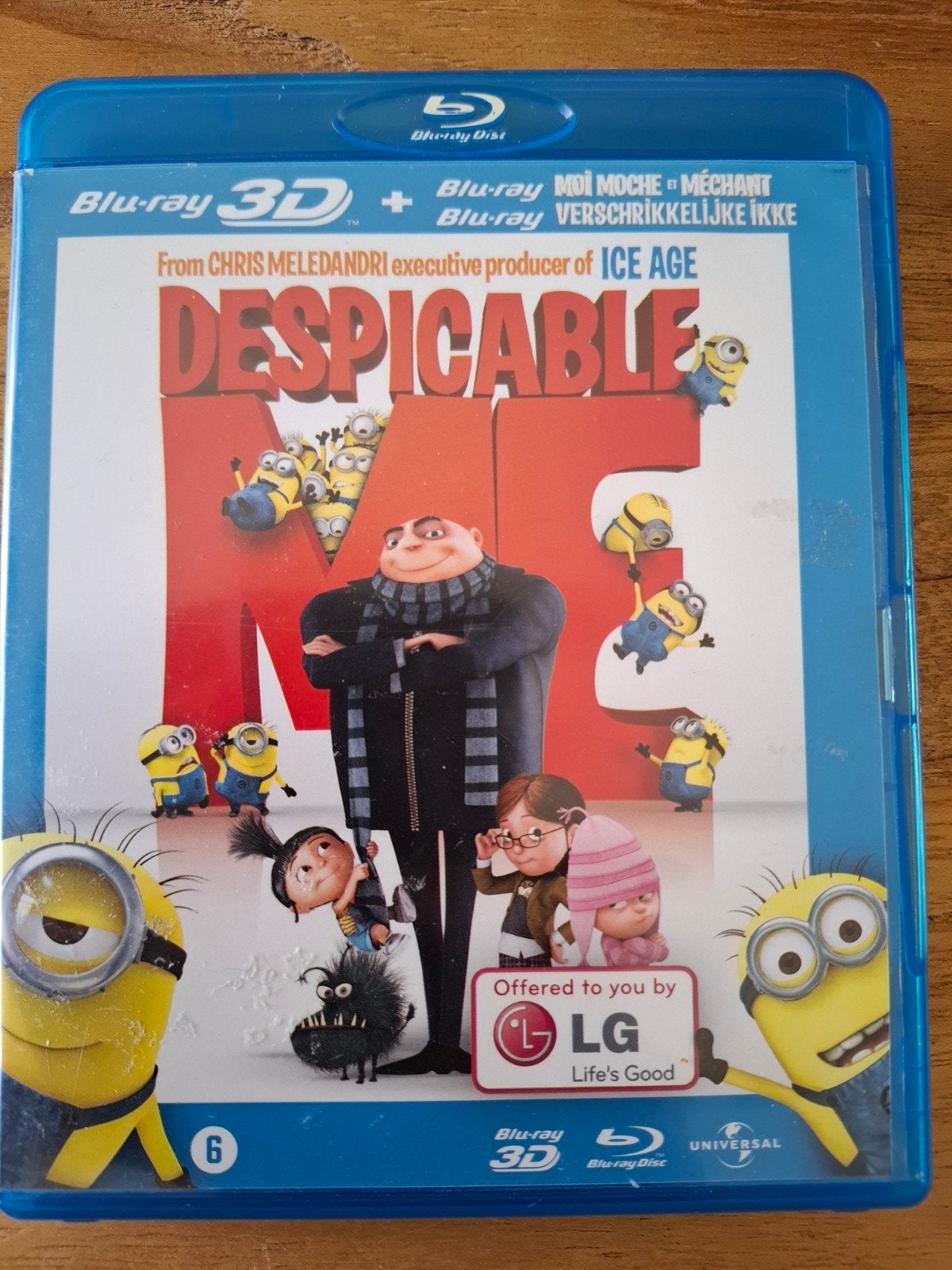 Despicable Me 3D Blu-ray + Blu-ray (Moi Moche et Méchant), Cd's en Dvd's, Blu-ray, Ophalen of Verzenden, Zo goed als nieuw, Tekenfilms en Animatie