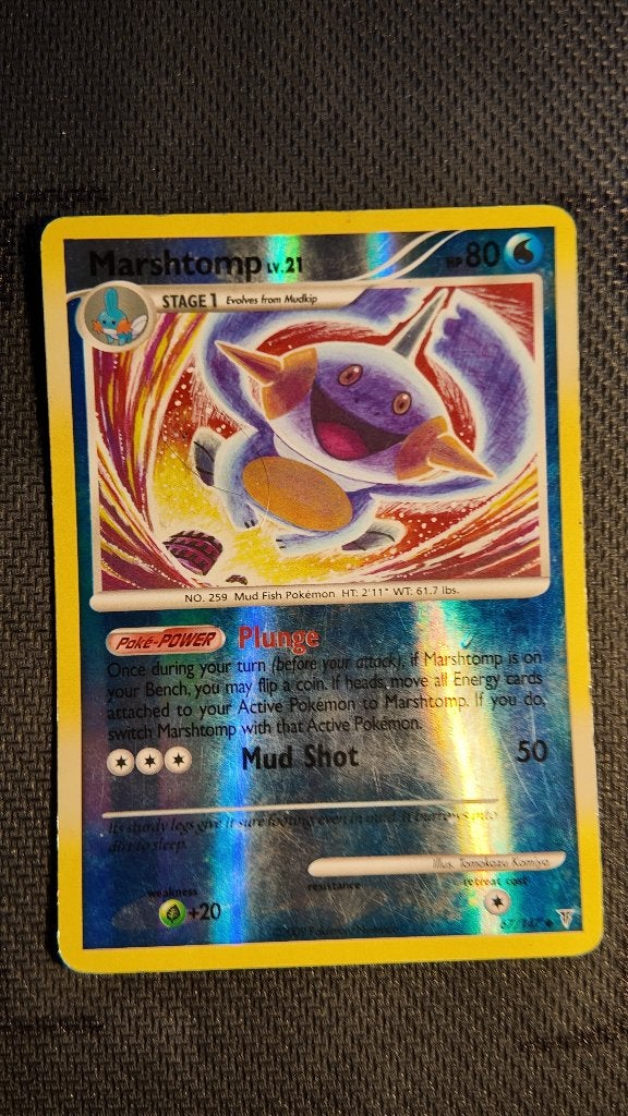 Marshtomp 67 Supreme Victors | Pokemon kaart, Ophalen, Zo goed als nieuw, Losse kaart, Foil