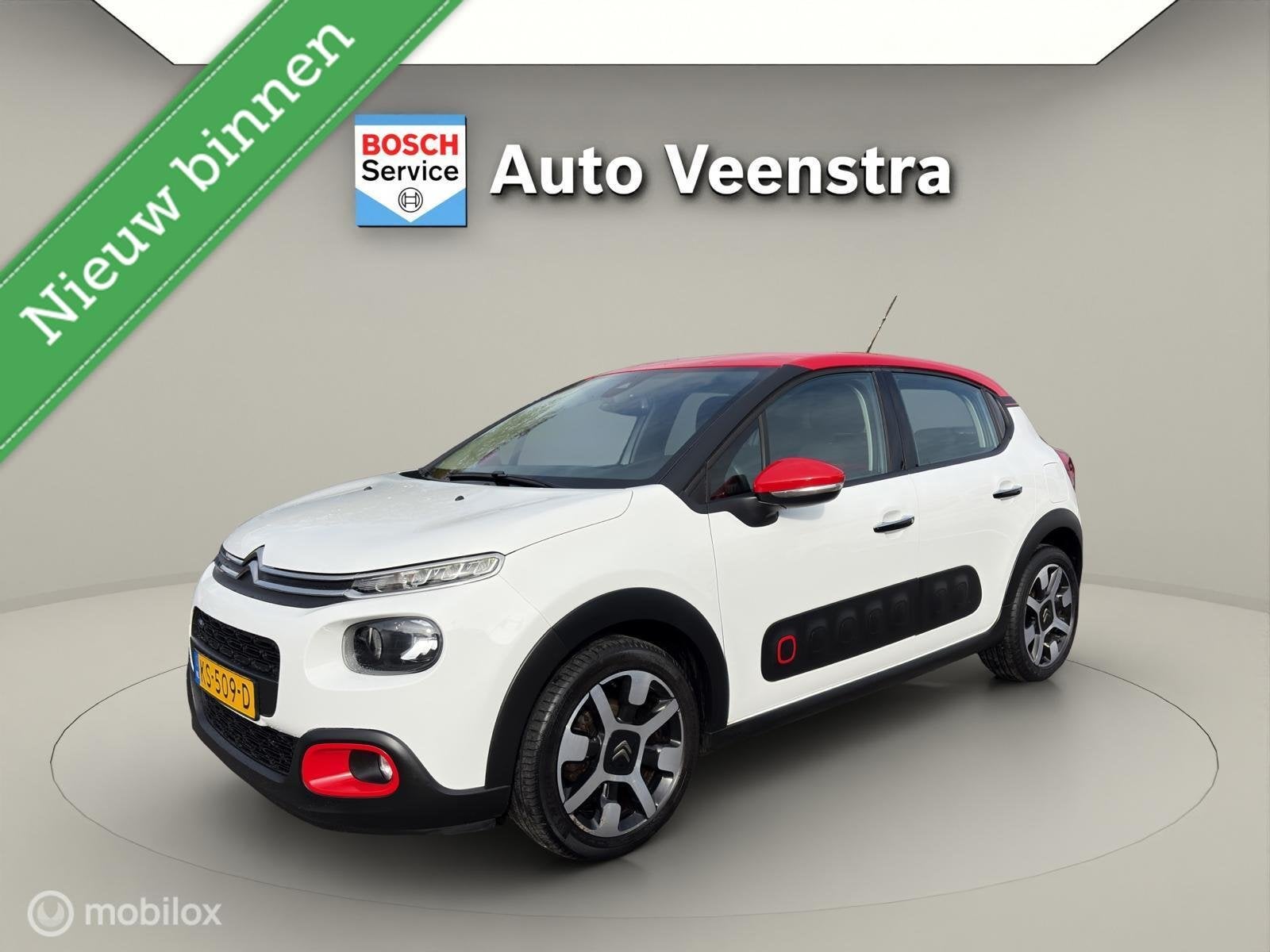 Citroen C3 1.2 PureTech S&S Shine|110PK|CAMERA|1STE EIGENAAR, Voorwielaandrijving, Met garantie (alle), Wit, Origineel Nederlands