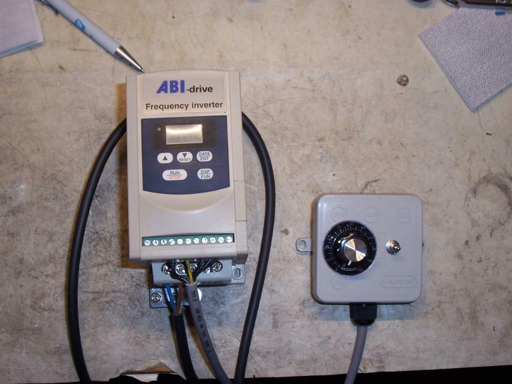 Motor met toerenregeling voor metaaldraaibankje Emco 8, Ophalen of Verzenden, Zo goed als nieuw, Metaaldraaibank