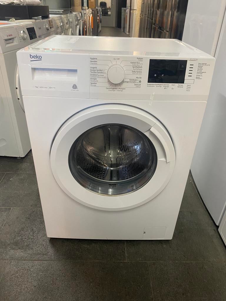 beko wasmachine 7 KG 1400 Toeren Energie A+++ €245.-, Witgoed en Apparatuur, Wasmachines, Minder dan 85 cm, Refurbished, Ophalen of Verzenden